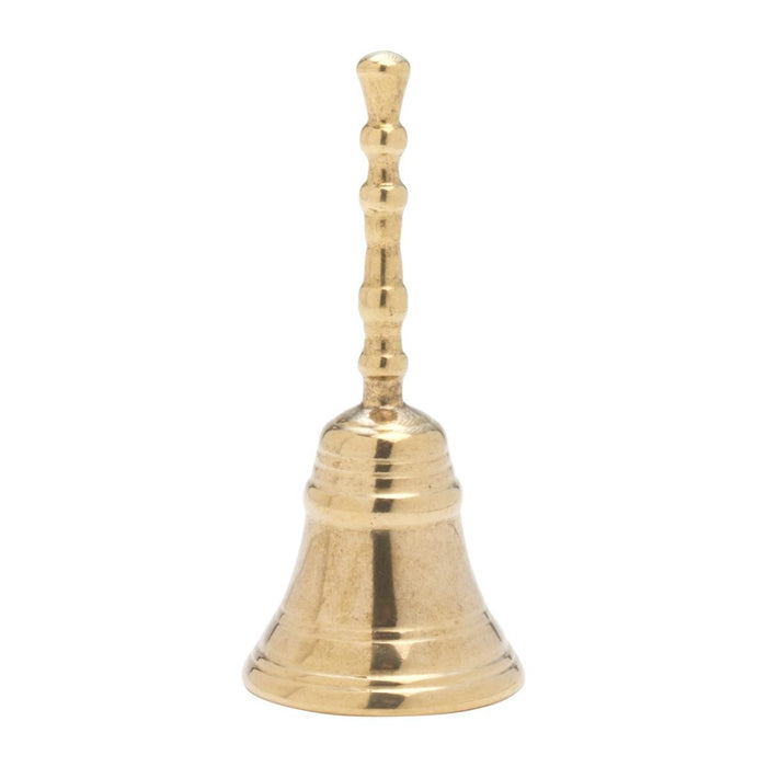 Single Chime Brass Handbell, 12cm / 4.5 Inches High