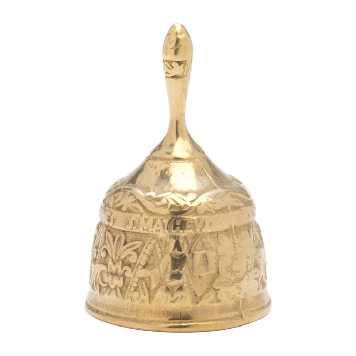 4 Evangelists Small Single Chime Handbell, Solid Brass 10 cm / 4 Inches High