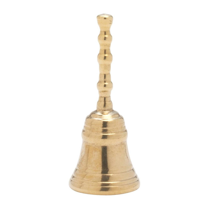 Single Chime Brass Handbell, 9cm / 3.5 Inches High