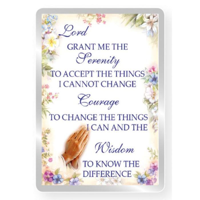 Serenity Prayer, Prayer Magnet 8cm High