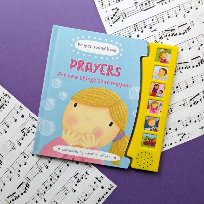 Prayers For Things That Happen - 6 Button Sound Book (Prayer Sound Book), Illustrated by Caroline Williams