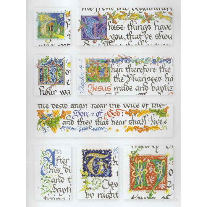 The Illuminated Gospel of St John, KJV - Calligraphy and Illumination, by Jane Sullivan