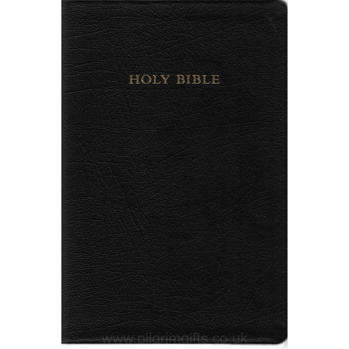 NRSVue Popular Text Bible With Apocrypha - Black Calf Split Leather - New Updated Edition With British Text, by Cambridge Bibles