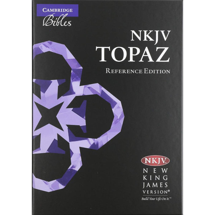 NKJV Topaz Reference Edition - Black Goatskin Leather, by Cambridge Bibles NK676:XRL