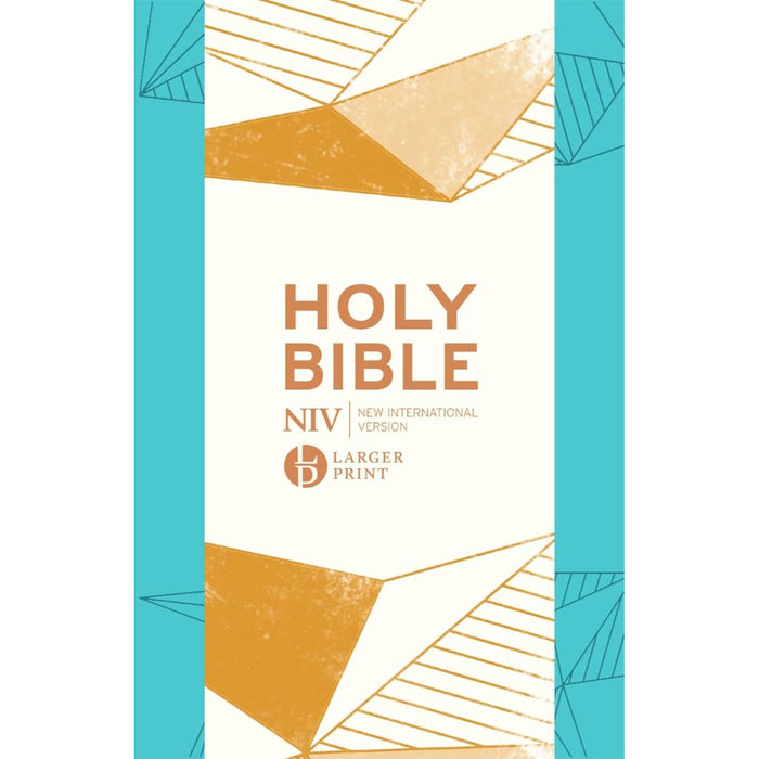 NIV Larger 8.5pt Print Personal Teal Soft-Tone Bible - British Text, by Hodder and Stoughton