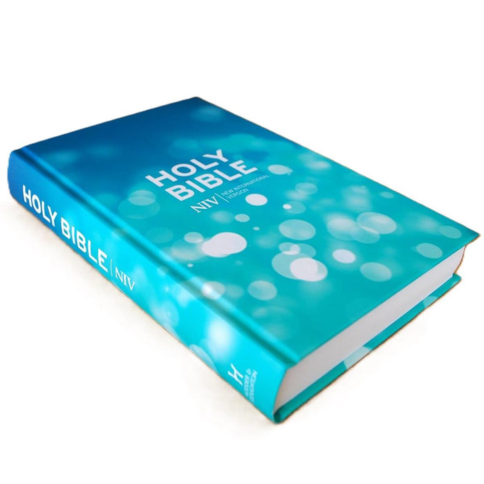 NIV Popular Blue Hardback Pew Bible With British Spelling, by Hodder and Stoughton
