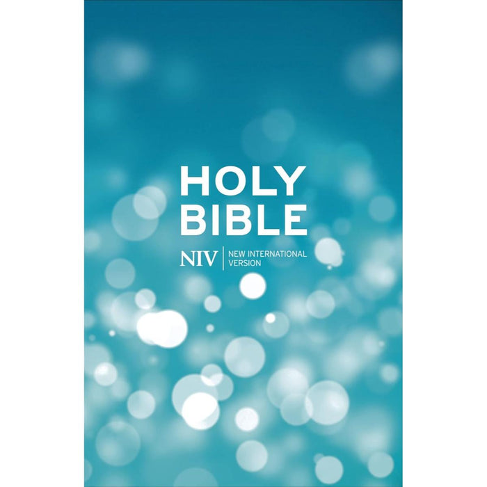 NIV Popular Blue Hardback Pew Bible With British Spelling, by Hodder and Stoughton