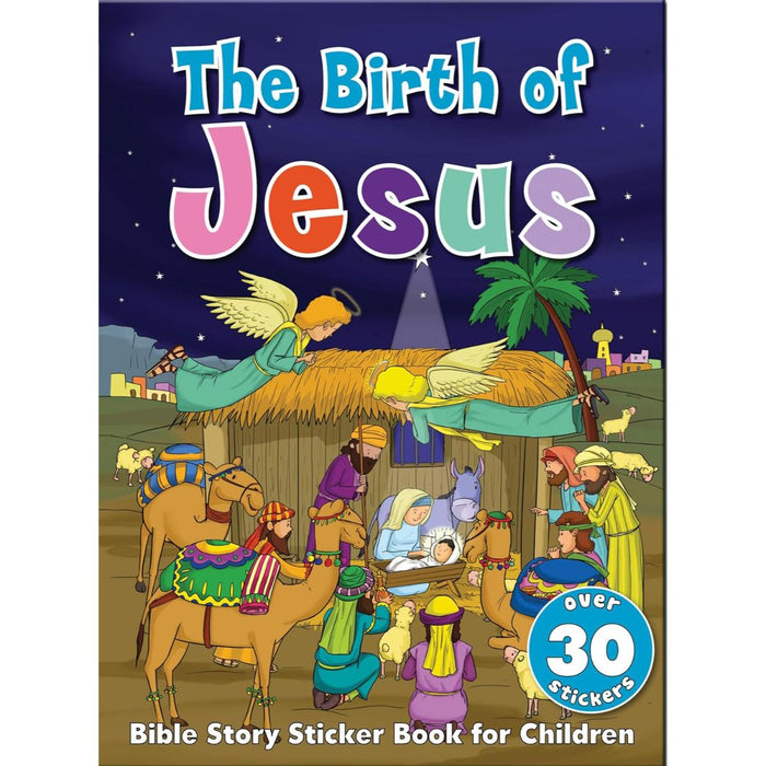 Bible Story Sticker Book For Children - The Birth Of Jesus