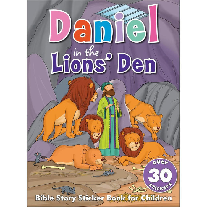 Bible Story Sticker Book For Children - Daniel in the Lions Den