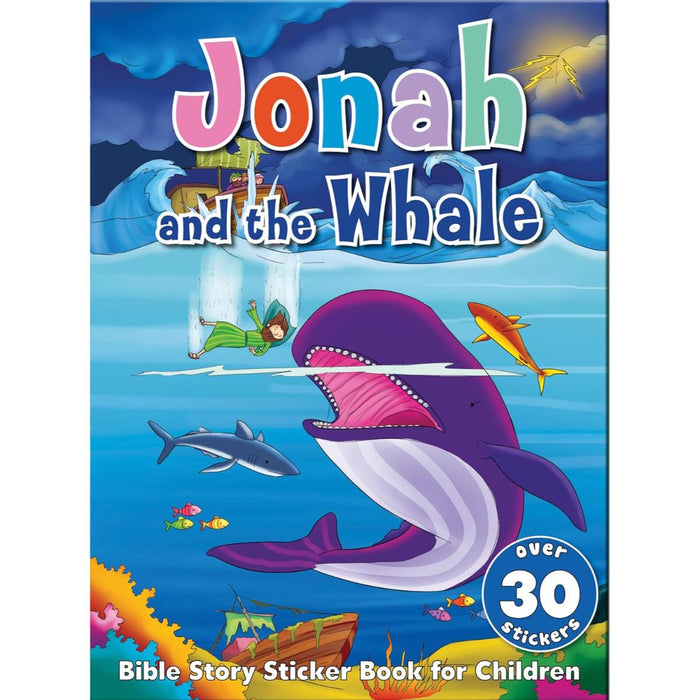 Bible Story Sticker Book For Children - Jonah and the Whale