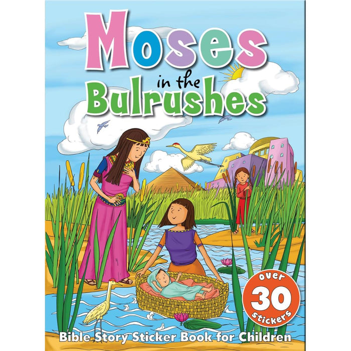 Bible Story Sticker Book For Children - Moses In The Bulrushes
