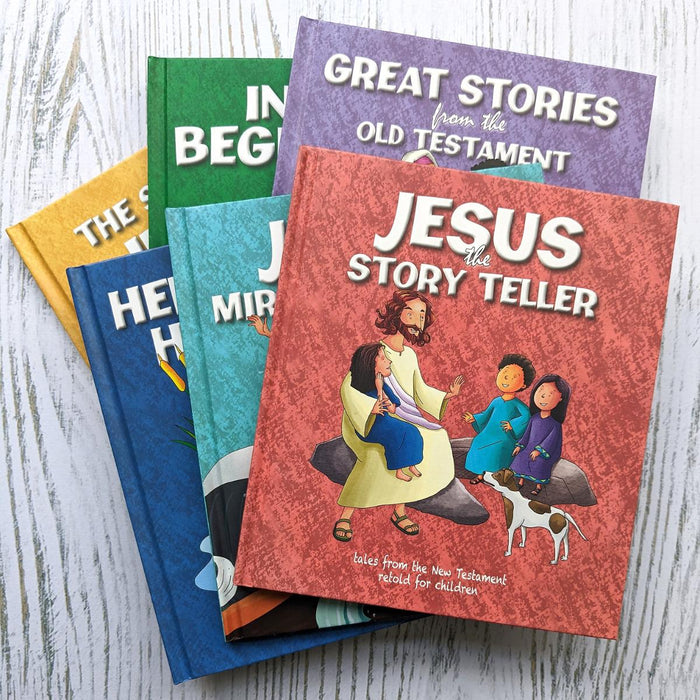 Bible Stories for Kids - Stories From The Bible Retold For Children, Boxed Set of 6 Hardback Books