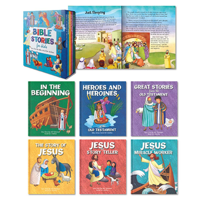 Bible Stories for Kids - Stories From The Bible Retold For Children, Boxed Set of 6 Hardback Books
