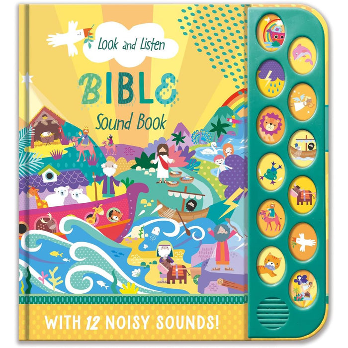 Look and Listen Bible Sound Book - 12 Button Sound Book, Illustrated by Jayne Schofield