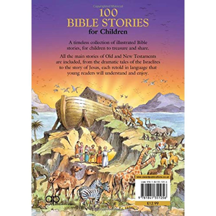 100 Bible Stories for Children - Colour Illustrated Hardback, by Val Biro and Jackie Andrews