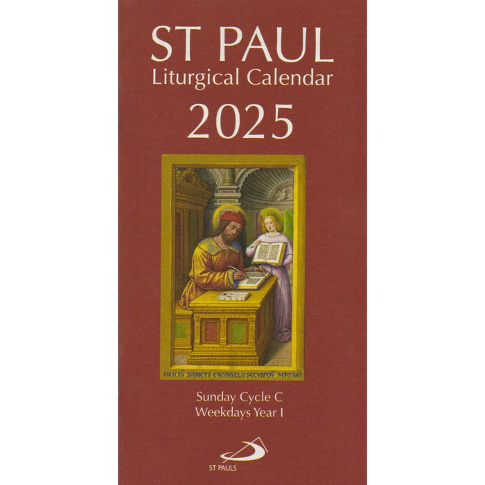 2025 St Paul Liturgical Calendar - Pocket Sized Edition, by St Pauls UK