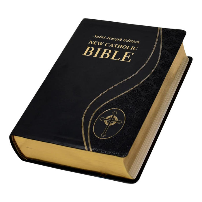 St. Joseph New Catholic Bible, Large Print 14pt - Black Imitation Leather, by Catholic Book Publishing