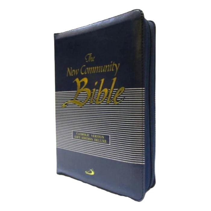 NCB - The New Community Bible, Pocket Blue Zipped With Thumb Index