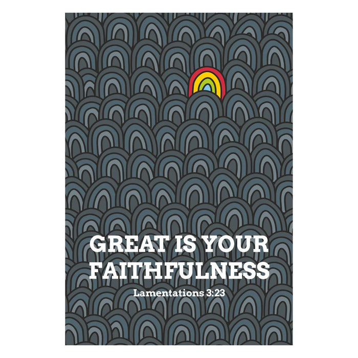 Great Is Your Faithfulness - Unframed Poster Print Available In Two Sizes - A4 and A3