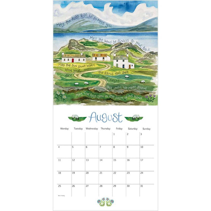 2025 Hannah Dunnett Large Calendar, Size 30.5cm x 30.5cm Square