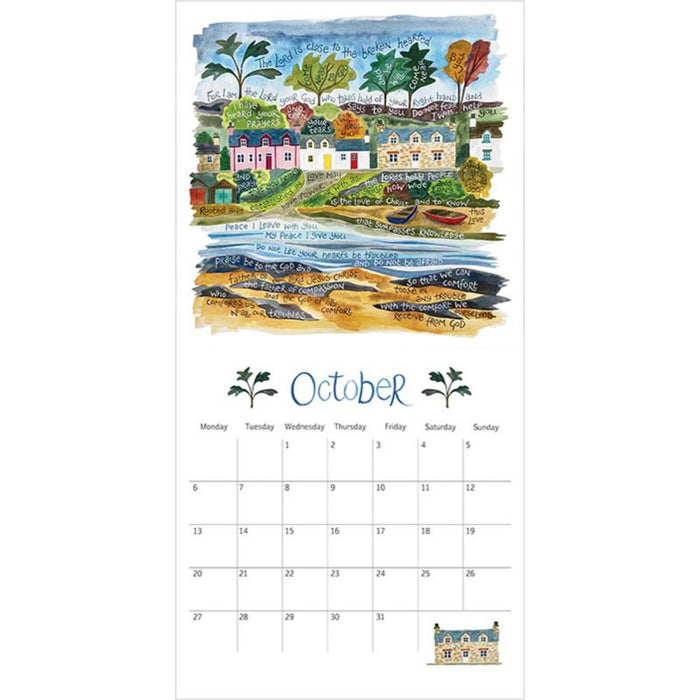 2025 Hannah Dunnett Large Calendar, Size 30.5cm x 30.5cm Square