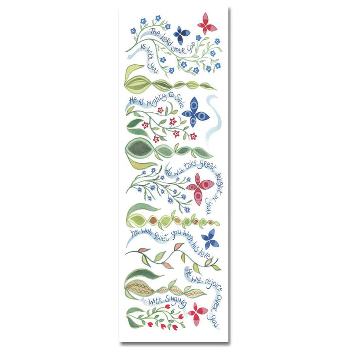 Great Delight, Zephaniah 3:17 - Double Sided Laminated Bookmark - Multi Buy Offers Available