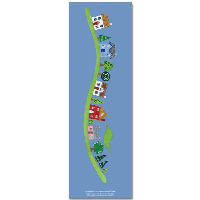 Great Is Your Love, From Psalm 57:  - Double Sided Laminated Bookmark - 17cm High