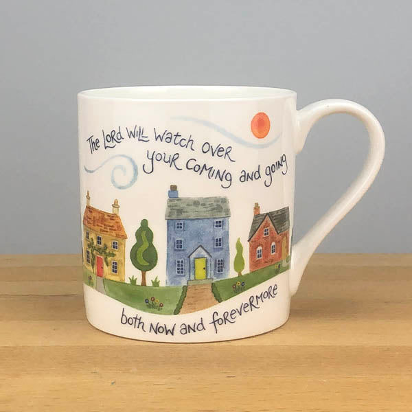 His Love Endures Forever - Fine Bone China Mug With Bible Verses