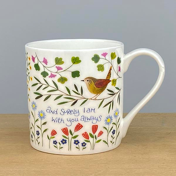 I Am With You Always - Fine Bone China Mug With Bible Verses