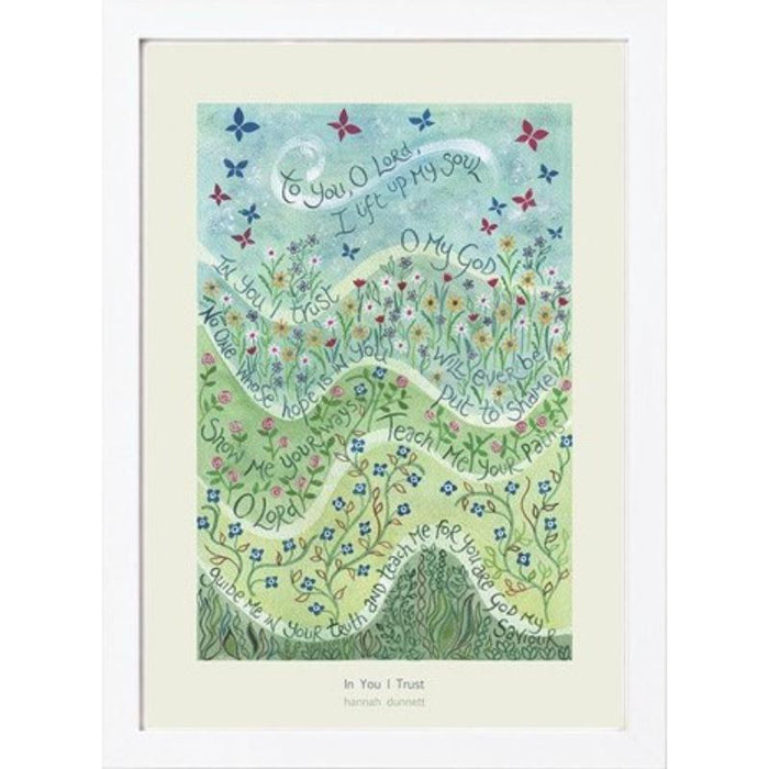 In You I Trust - A4 Sized Unframed Poster Print, Original Artwork by Hannah Dunnett