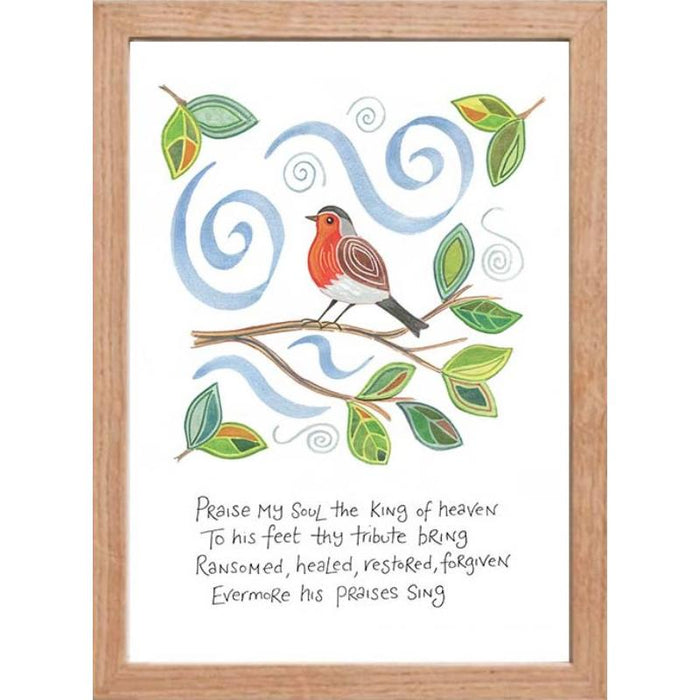 Praise My Soul - A4 Sized Unframed Poster Print, Original Artwork by Hannah Dunnett