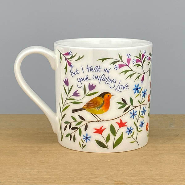 But I Trust In Your Unfailing Love - Fine Bone China Mug With Bible Verses