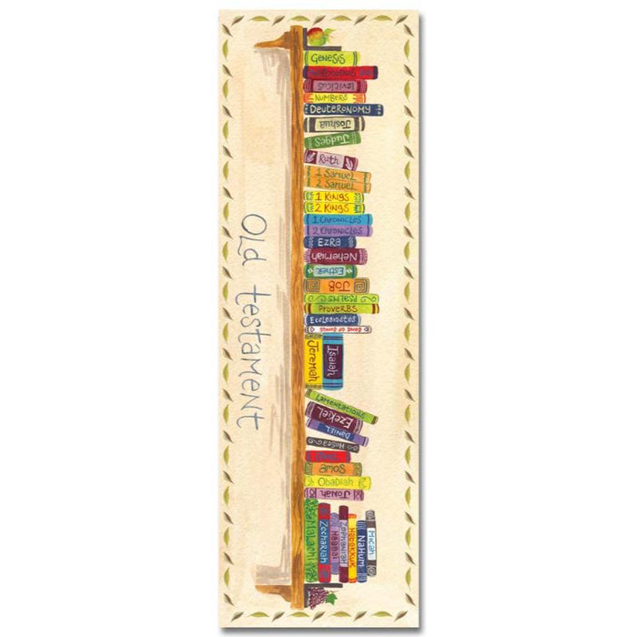 Books Of The Bible, Old and New Testament - Double Sided Laminated Bookmark - Multi Buy Offers Available