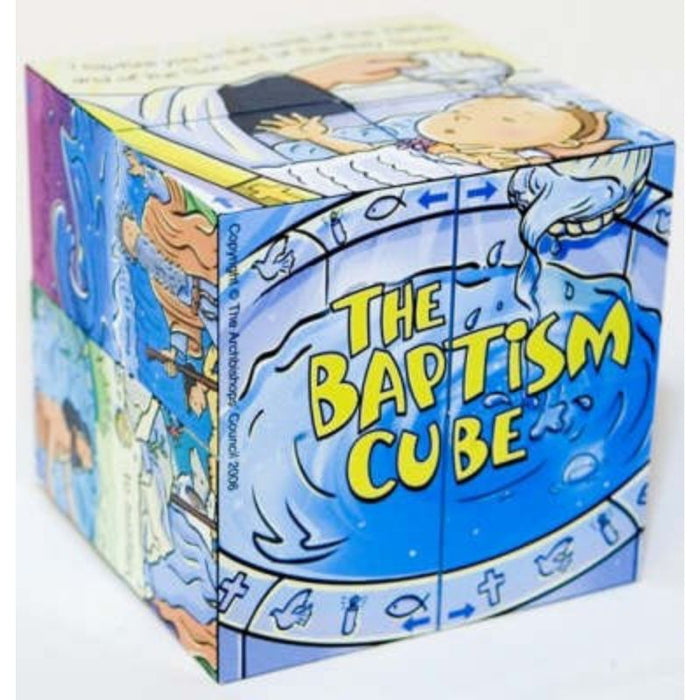 The Baptism Cube, by Craig Cameron Size Height and Width 7cm / 2.75 Inches