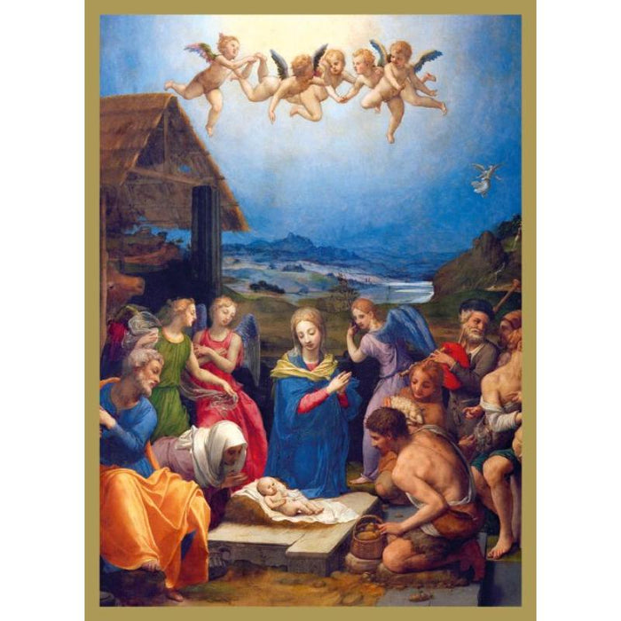 Adoration of the Shepherds - Christmas Masterpieces - Pack of 8 Christmas Cards