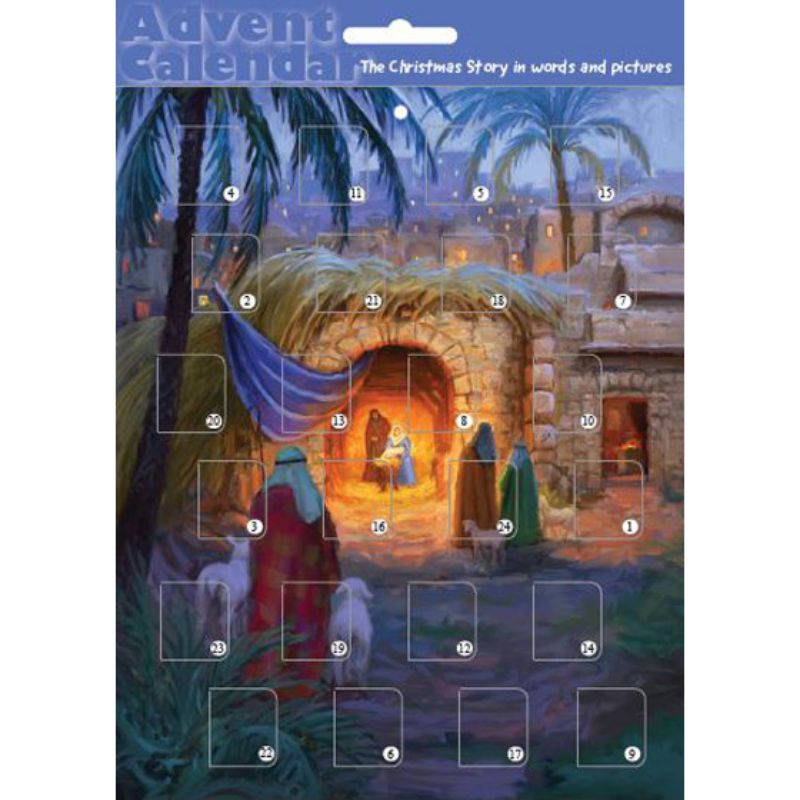 As Shepherds Watch, Advent Calendar In Pictures and Words A4 Size, Pack