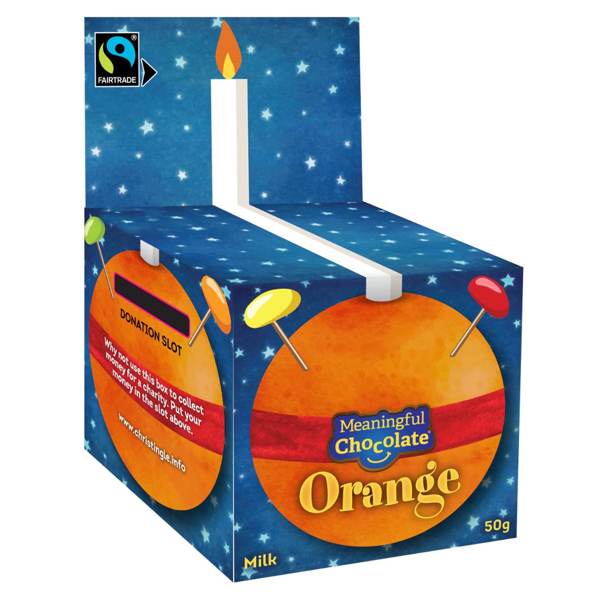 Chocolate Christingle by The Meaningful Chocolate Company