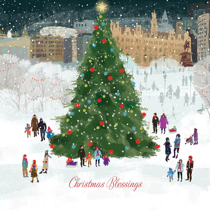 Christmas Town - Pack of 10 Tear Fund Christmas Cards, With Bible Verse John 3:17