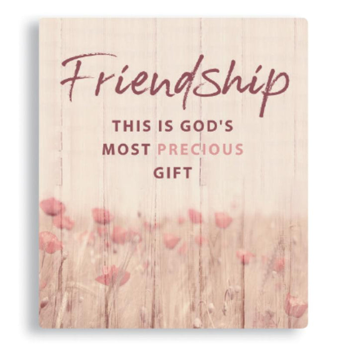 Friendship Prayer - Message Plaque, Wall Hanging or Freestanding 14.5cm / 5.75 Inches High