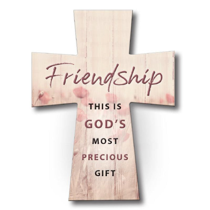 Friendship Prayer - Standing Cross 10cm / 4 Inches High