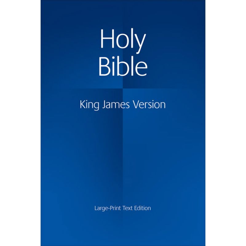 King James Bible (KJV) Large Print Harback Edition, by Cambridge Bibles ...