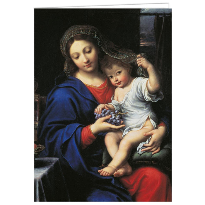 Madonna and Child, by Pierre Mignard - Pack of 5 Christmas Cards