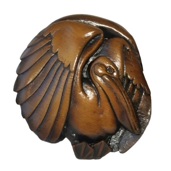 Pelican - Winchester Cathedral, Replica Church Woodcarving 12cm / 4.75 Inches High