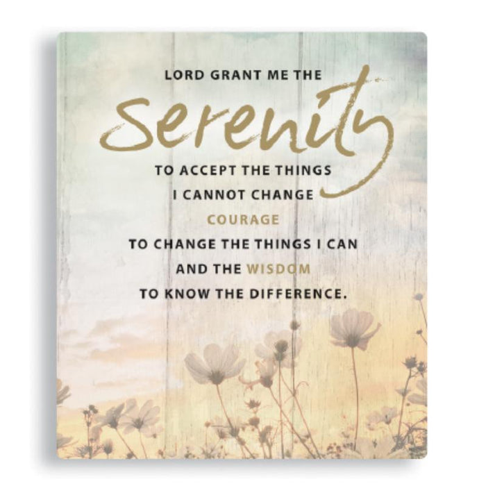 Serenity Prayer - Message Plaque, Wall Hanging or Freestanding 14.5cm / 5.75 Inches High