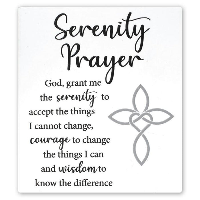 Serenity Prayer - Message Plaque, Wall Hanging or Freestanding 14cm / 5.5 Inches High