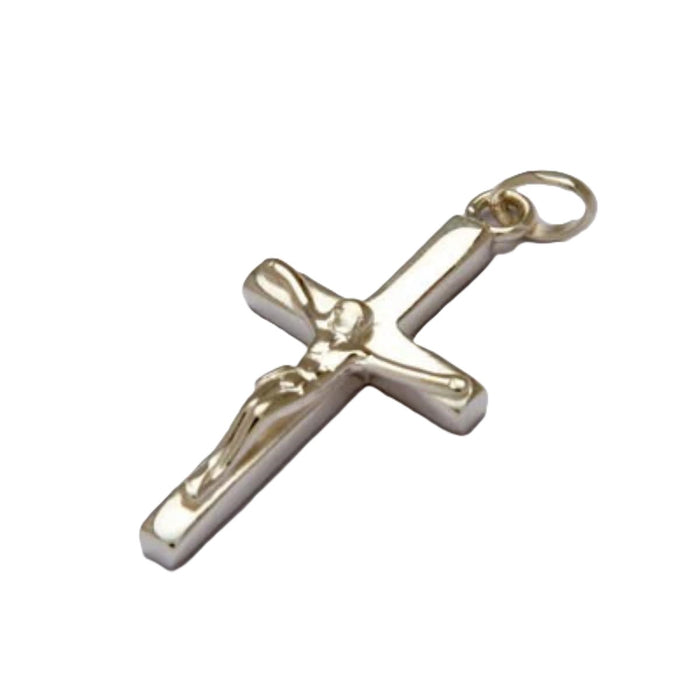 Sterling SIlver Crucifix 35mm In Length Thick Casting