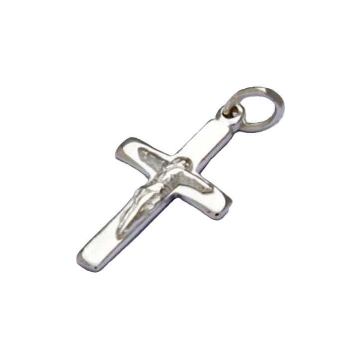 Sterling Silver Crucifix Pendant 24mm High