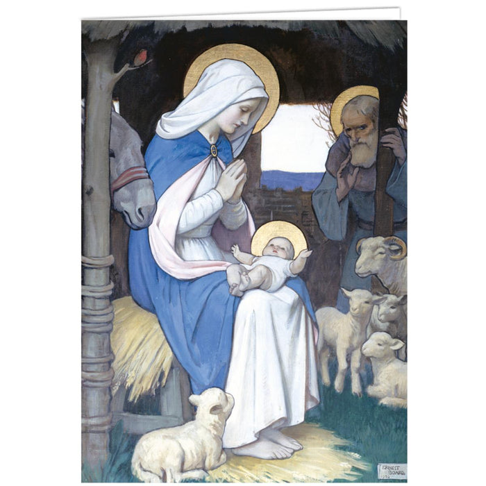 The Nativity, by Ernest Board - Pack of 5 Christmas Cards