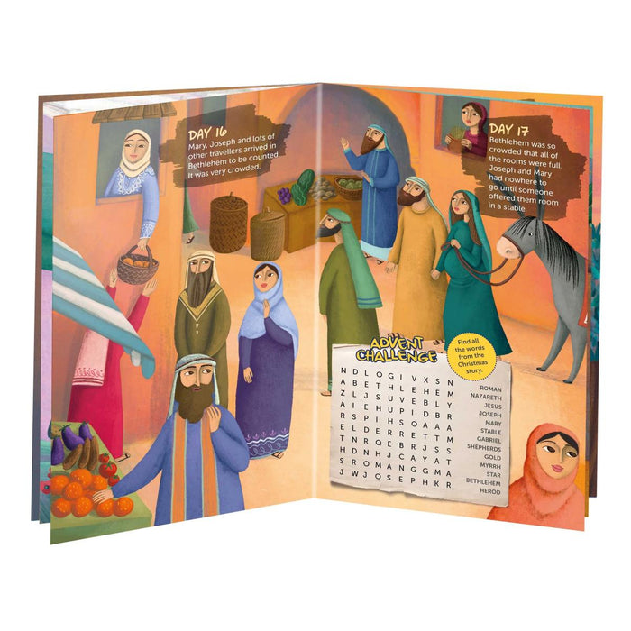 The Real Advent Calendar Pack of 30, With Fairtrade Chocolate's and a 24 Page Book, 2024 Edition