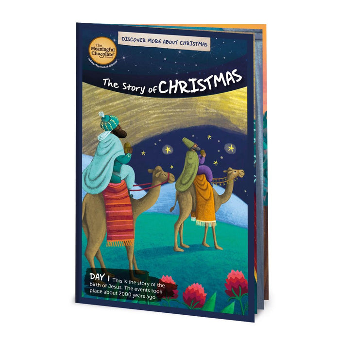 The Real Advent Calendar Pack of 3, With Fairtrade Chocolate's and a 24 Page Book, 2024 Edition